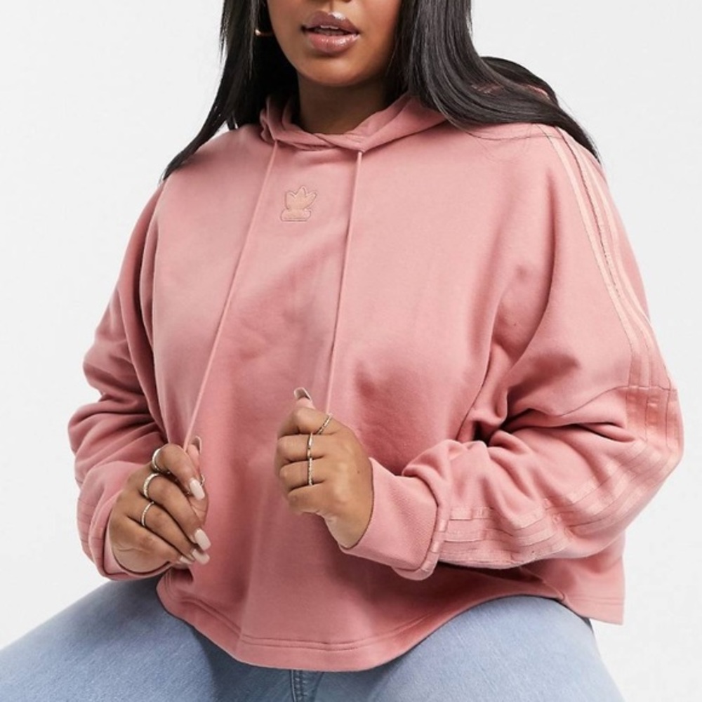 Adidas cropped hoodie NEW!